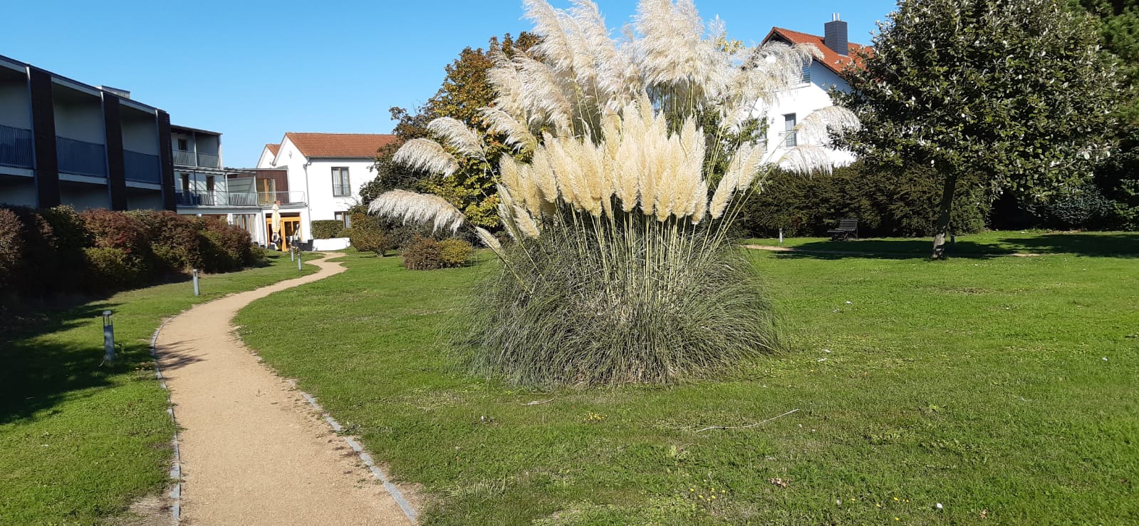 Garten im Nautic Hotel Usedom